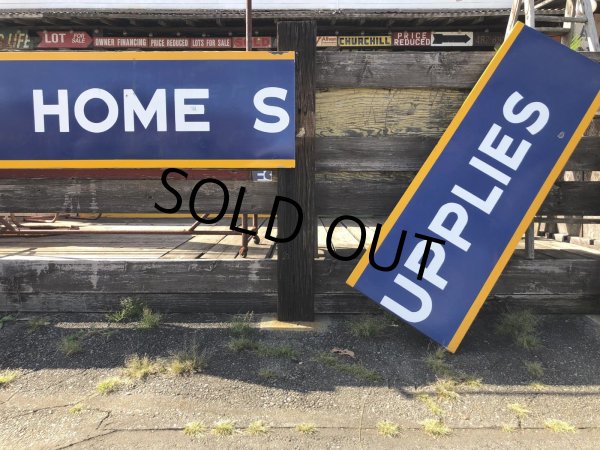 画像10: 【店舗引き取り限定】Vintage GOODYEAR Store Display & HOME SUPPLIES Porcelain Sign Huge ! (R054) (10)