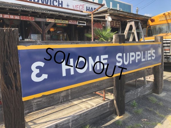 画像6: 【店舗引き取り限定】Vintage GOODYEAR Store Display & HOME SUPPLIES Porcelain Sign Huge ! (R054) (6)