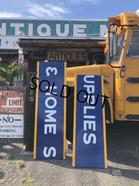 画像13: 【店舗引き取り限定】Vintage GOODYEAR Store Display & HOME SUPPLIES Porcelain Sign Huge ! (R054) (13)