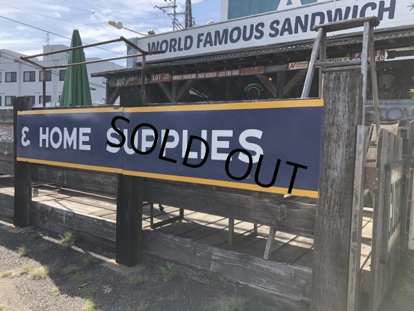 画像18: 【店舗引き取り限定】Vintage GOODYEAR Store Display & HOME SUPPLIES Porcelain Sign Huge ! (R054) (18)