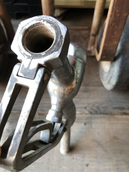 画像7: Vintage Service Station Gas Pump Handle Nozzle (R055)  (7)