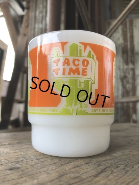 画像2: 〜70s Vintage Fire King TACO TIME Mug (R074)  (2)