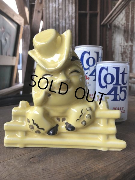 画像15: Vintage Ceramic Cowboy Humpty Dumpty String Holder Horton Ceramics (R080)  (15)
