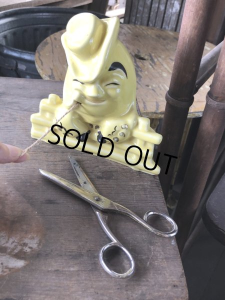 画像2: Vintage Ceramic Cowboy Humpty Dumpty String Holder Horton Ceramics (R080)  (2)