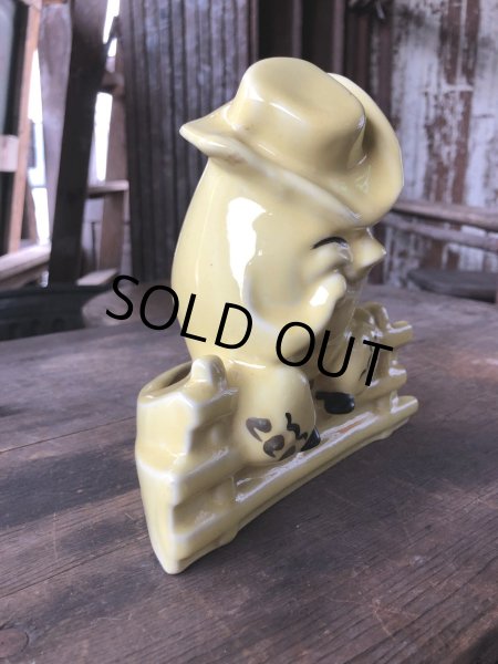 画像7: Vintage Ceramic Cowboy Humpty Dumpty String Holder Horton Ceramics (R080)  (7)