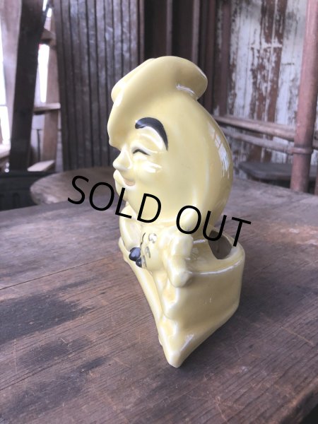 画像9: Vintage Ceramic Cowboy Humpty Dumpty String Holder Horton Ceramics (R080)  (9)