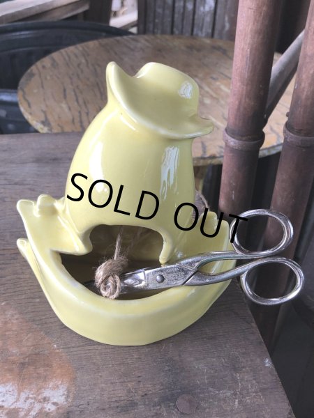 画像3: Vintage Ceramic Cowboy Humpty Dumpty String Holder Horton Ceramics (R080)  (3)