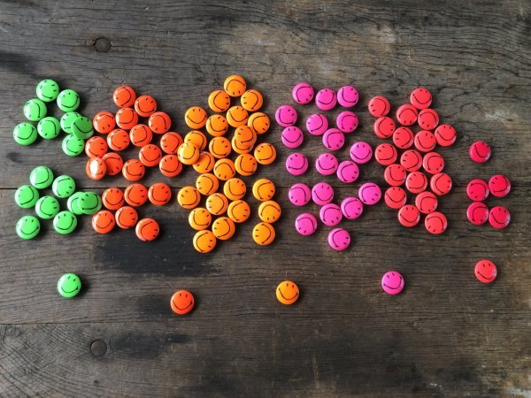 画像3: 60s Vintage Original Happy Smiley Smile Face Button Pins Pinback (R082)  (3)