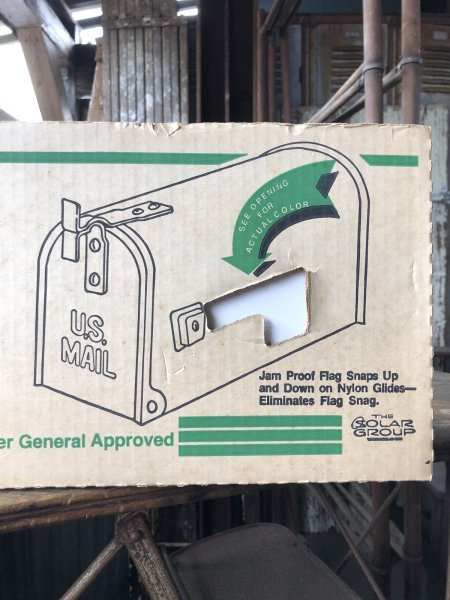画像14: Vintage Mid Century RURAL U.S. MAILBOX New in Original Box (R089)  (14)