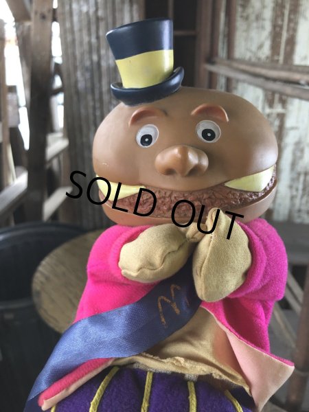 画像2: Vintage McDonald's Mayor McCheese Rubber Head Puppet Doll (R090)  (2)