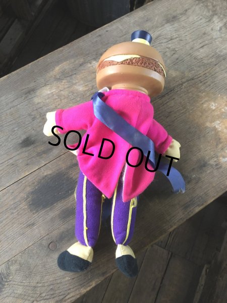 画像5: Vintage McDonald's Mayor McCheese Rubber Head Puppet Doll (R090)  (5)