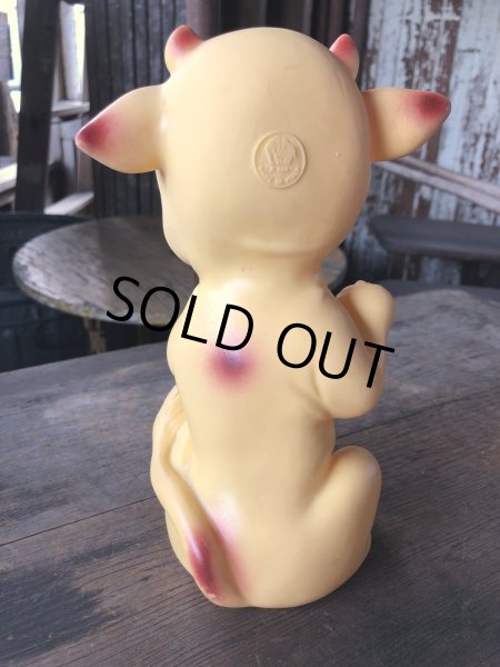 画像5: 60s Vintage Ledraplastic Cow Rubber Squeaky Doll (R126)  (5)