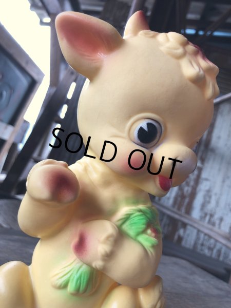 画像9: 60s Vintage Ledraplastic Cow Rubber Squeaky Doll (R126)  (9)