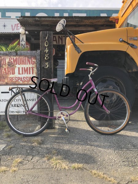 画像8:  【店舗引き取り限定】70s Vintage Schwinn HollyWood Magenta Purple Ladies Bicycle (R127) (8)