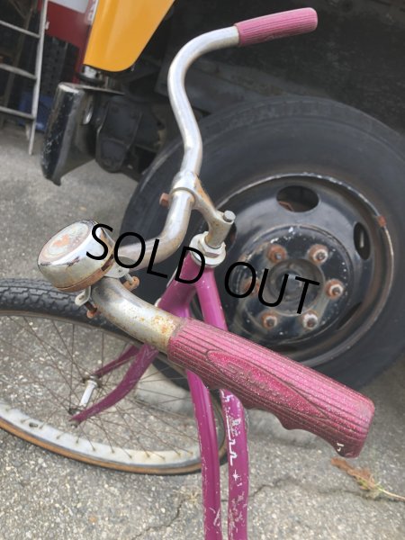 画像5:  【店舗引き取り限定】70s Vintage Schwinn HollyWood Magenta Purple Ladies Bicycle (R127) (5)