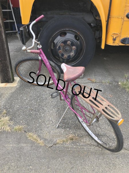 画像7:  【店舗引き取り限定】70s Vintage Schwinn HollyWood Magenta Purple Ladies Bicycle (R127) (7)
