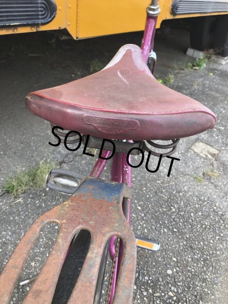 画像6:  【店舗引き取り限定】70s Vintage Schwinn HollyWood Magenta Purple Ladies Bicycle (R127) (6)