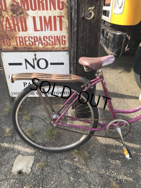 画像9:  【店舗引き取り限定】70s Vintage Schwinn HollyWood Magenta Purple Ladies Bicycle (R127) (9)