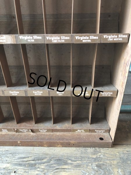 画像11: 70s Vintage Advertising Cigarette Store Display Metal Rack Winston Salem Camel (R128) (11)