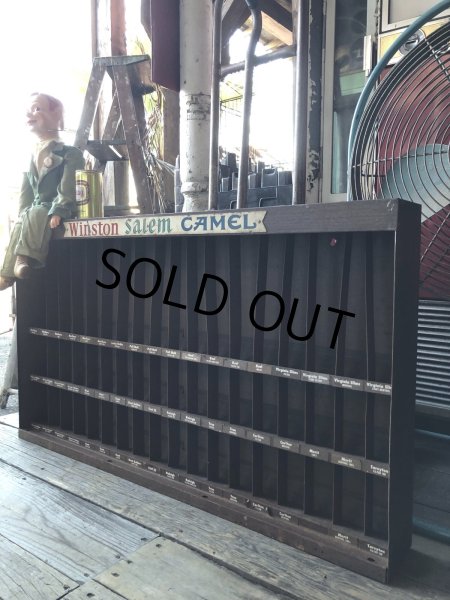 画像22: 70s Vintage Advertising Cigarette Store Display Metal Rack Winston Salem Camel (R128) (22)