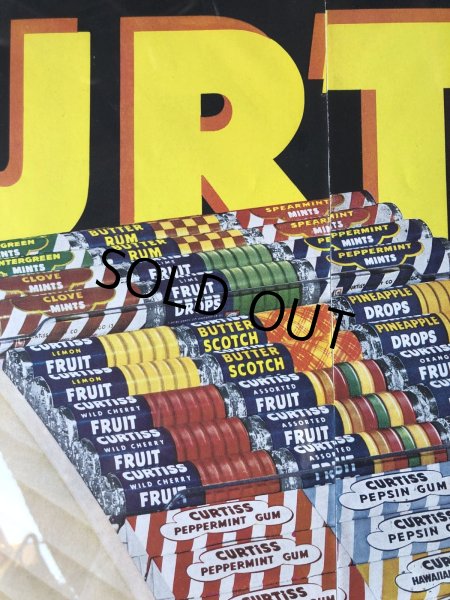 画像8: 40s Vintage CURTiSS CANDY Magazine Advertising Art Print w/Frame (R134)  (8)