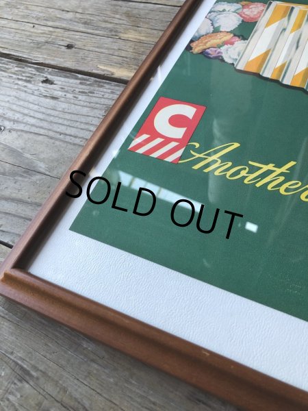 画像2: 40s Vintage CURTiSS HAWAIIAN FRUIT GUM Magazine Advertising Art Print w/Frame (R135)  (2)