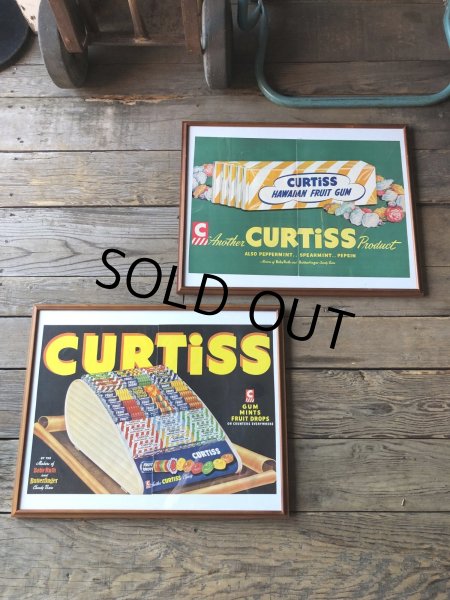 画像11: 40s Vintage CURTiSS CANDY Magazine Advertising Art Print w/Frame (R134)  (11)