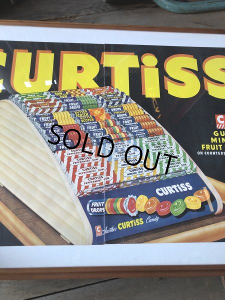 画像9: 40s Vintage CURTiSS CANDY Magazine Advertising Art Print w/Frame (R134)  (9)
