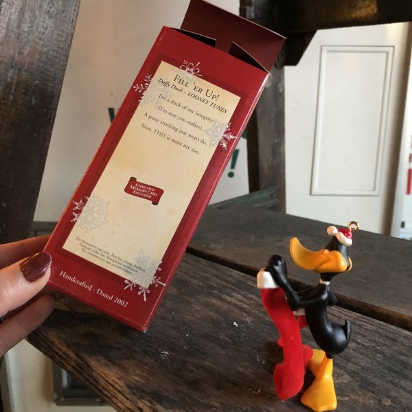 画像4: Vintage Ornament Fill'er UP! Daffy  W/BOX (R149) (4)