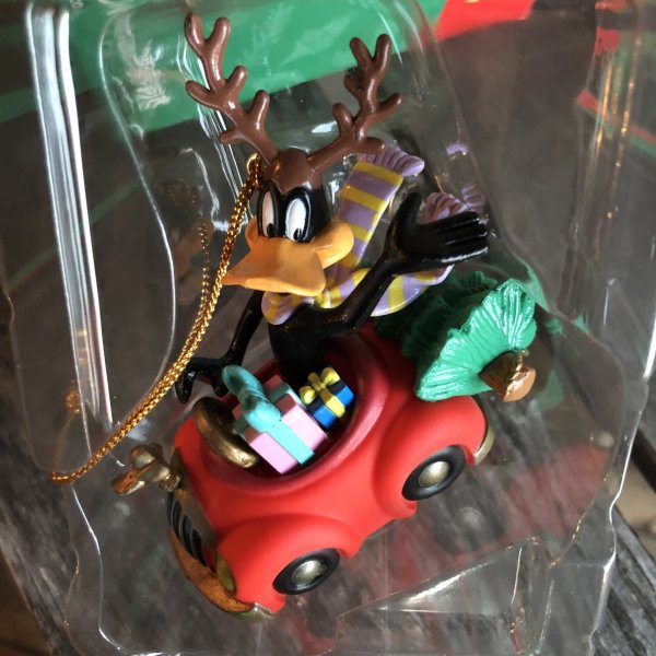 画像2: 90s Vintage WB Daffy Duck Ornament W/BOX (R146) (2)