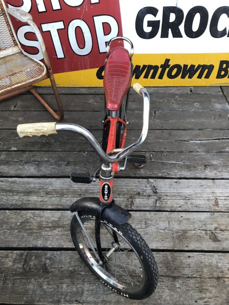 画像13:  【店舗引き取り限定】Vintage Schwinn Stingray Pixie  Kids Boys Bike Black x Red 16" (R165) (13)