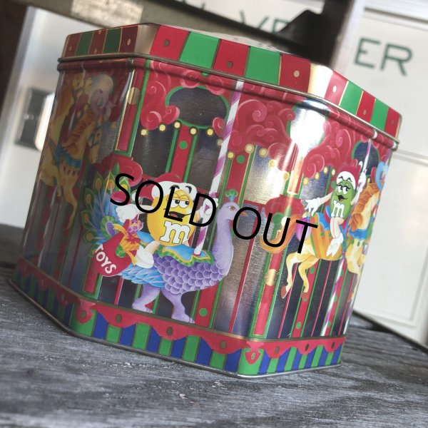画像2: Vintage M&M's Tin Can Happy Holidays 1997 (R176)  (2)