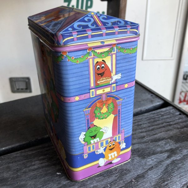 画像2: Vintage M&M's Tin Can Happy Holidays 1995 (R167)  (2)