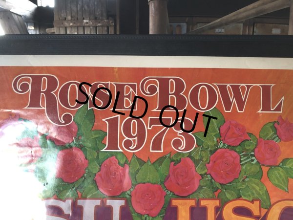 画像2: ROSE BOWL 1973 OSU vs USC Vintage Original Poster (R181)  (2)