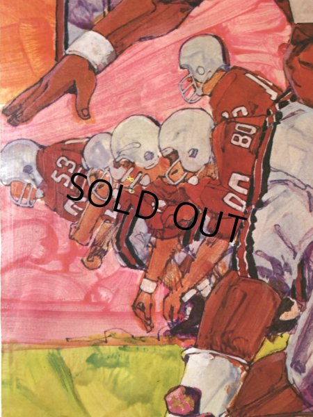 画像5: ROSE BOWL 1973 OSU vs USC Vintage Original Poster (R181)  (5)