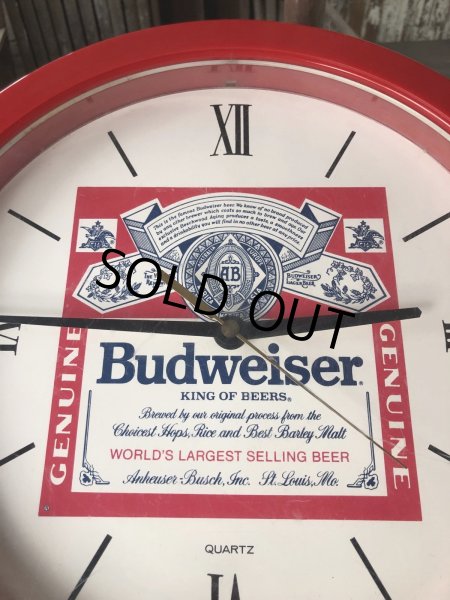 画像5: Vintage Budweiser Quartz Clock (B183)  (5)