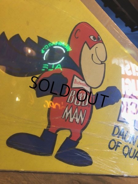 画像8: 90s Vintage Budweiser BUD MAN Pennant (B184)  (8)