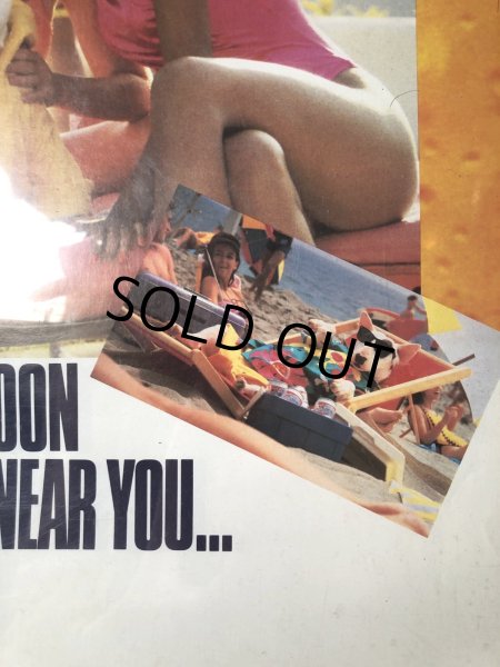 画像5: 80s Vintage Budweiser Bud Light Spuds MacKenzie Store Display Poster Sign (B182)  (5)