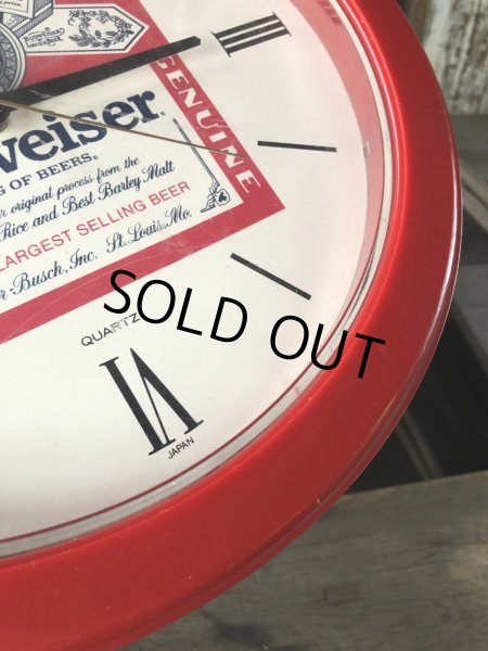 画像4: Vintage Budweiser Quartz Clock (B183)  (4)
