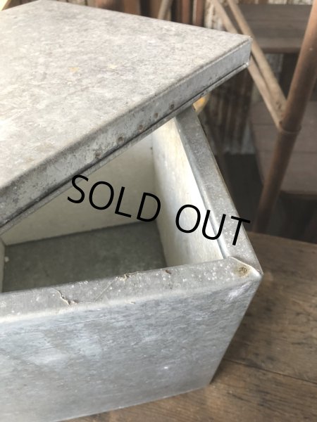 画像11: Vintage Galvanized Metal Dairy Milk Box Smith Brothers (R186)  (11)