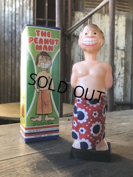画像1: 70s Vintage Jimmy Carter "ANYONE FOR PEANUTS" Novelty Statue NOS (R194)  (1)