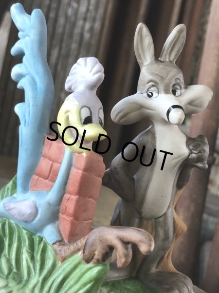 画像5: 70s Vintage Ceramic Figurine Road Runner & Wile E. Coyote SET (R195)  (5)