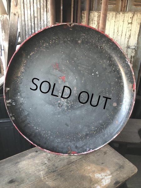 画像8: 50s Original DRINK Coca-Cola Porcelain Enamel Button Sign (R201)  (8)