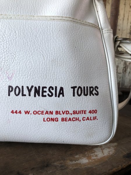 画像4: Vintage HAWAIIAN POLYNESIA TOURS Travel Bag (R207)  (4)
