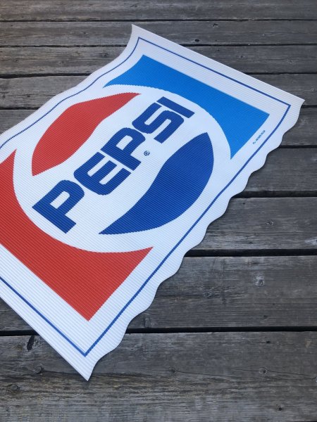 画像9: Vintage PEPSI Cardboard Store Sign (R209) (9)