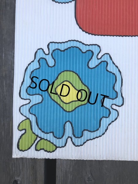 画像7: Vintage 7UP x Peter Max Cardboard Store Sign (R208) (7)