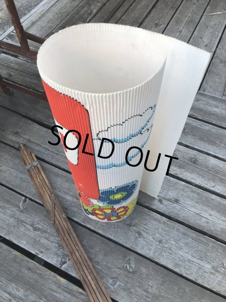 画像2: Vintage 7UP x Peter Max Cardboard Store Sign (R208) (2)