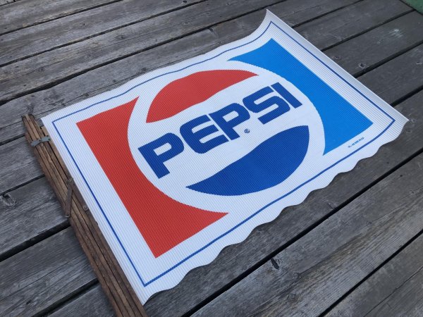 画像8: Vintage PEPSI Cardboard Store Sign (R209) (8)