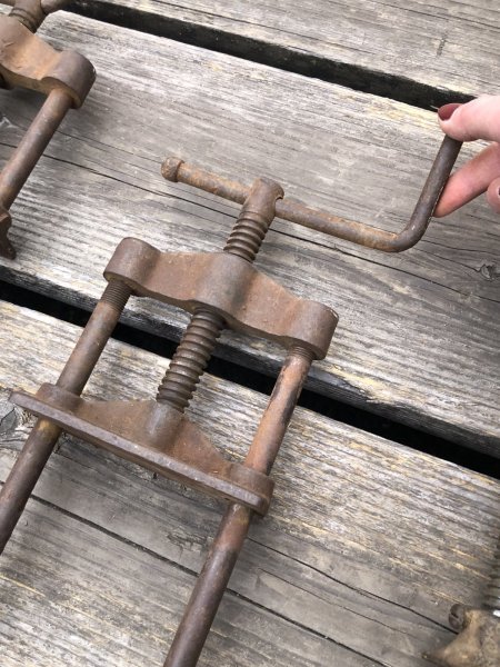 画像4: Vintage Industrial Tool Cast Iron HARTFORD (R215) (4)