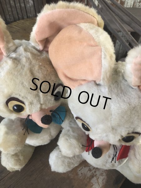 画像6: 50s Vintage Pixie and Dixie Knickerbocker Plush Doll SET (R217) (6)